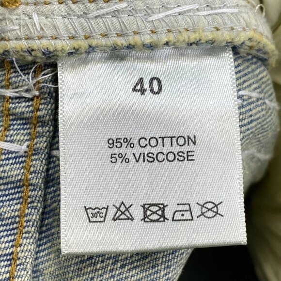 Vale Sports Division Men’s Sirens Rhinestone Denim Jorts - Picture 10 of 10